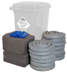 Spill Kit Absorbent Pads and Socks
