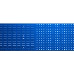 Perfo Louvre Small Parts Storage Panel - Combination panel horizontal.WxDxH: 1486x19x457mm. Available in 4 colours_SKU-14025156.11
