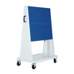 Bott Perfo Panel Bin Storage 6 panel trolley with 4 louvre panels.WxDxH: 1000x650x1600mm. Available in 4 colours_SKU-14026027.11