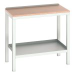 1000mm wide Workbench - Verso welded bench with multiplex worktop.WxDxH: 1000x600x930mm RAL 7035_SKU-16922503.16