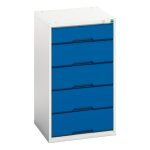 Heavy Duty Tooling Cabinets Verso drawer cabinet with 5 drawers.WxDxH: 525x550x900mm. Available in 4 colours_SKU-16925017.11