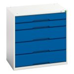 5S Organisational Drawer Cabinets Verso drawer cabinet with 5 drawers.WxDxH: 800x550x800mm. Available in 4 colours._SKU-16925112.11