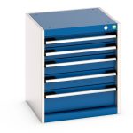 Bott Cubio Cabinets with 5 drawers - WxDxH: 525x525x600mm. Available in 4 colours_SKU-40010015.11V