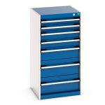 Bott Drawer Cabinet with 7 drawers - WxDxH: 525x525x1000mm. Available in 4 colours_SKU-40010051.11V