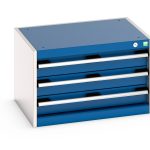Bott Storage Systems Cabinet with 3 drawers - WxDxH: 650x525x400mm. Available in 4 colours_SKU-40011068.11V