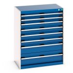 Bott Metal Drawer Cabinet with 8 drawers - WxDxH: 800x525x1000mm. Available in 4 colours_SKU-40012102.11V
