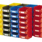 Storage Bins for Parts from Bott (pack of 48).WxDxH: 103x90x55mm mixed colours_SKU-02510073