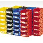 Small Parts Storage Bins (pack of 48).WxDxH: 145x240x125mm mixed colours_SKU-02510076
