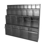 Tilt Boxes for Parts mixed kit with 24 compartments - WxDxH: 600x178x564mm plastic RAL 7016_SKU-2513026.19