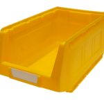 Plastic Tote Parts Bins .WxDxH: 207x345x165mm yellow_SKU-13020412