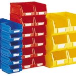 Storage Bin Trays for Parts mixed (pack of 30). mixed colours_SKU-13031002