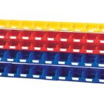 Mixed Coloured Plastic Parts Bins for warehouse and factories_SKU-13031092
