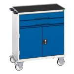 Workplace Mobile Storage Cabinets - Verso mobile cabinet with 2 drawers, door and top tray.WxDxH: 800x550x965mm. _SKU-16927011.11