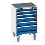Industrial Storage Cabinet with 5 drawers - WxDxH: 525x525x785mm. _SKU-40402011.11V