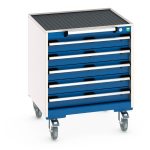 Mobile Cabinets Storagecubio mobile cabinet with 5 drawers & top tray / mat.WxDxH: 650x650x785mm. _SKU-40402027.11V