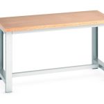 Metal Industrial Workbench - WxDxH: 1500x750x840mm Heavy Duty Industrial Workbench RAL 7035_SKU-41003082.16V