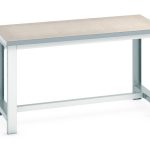 Bott Organisation Heavy Duty Industrial Workbench - Industrial Workbench (lino) .WxDxH: 1500x750x840mm RAL 7035_SKU-41003084.16V