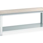 Metal Workbench - WxDxH: 2000x750x840mm RAL 7035_SKU-41003506.16V