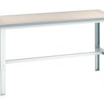 Bott Industrial Workbench - cubio framework bench adj height (lino) .WxDxH: 2000x900x740-1140mm RAL 7035_SKU-41004128.16V